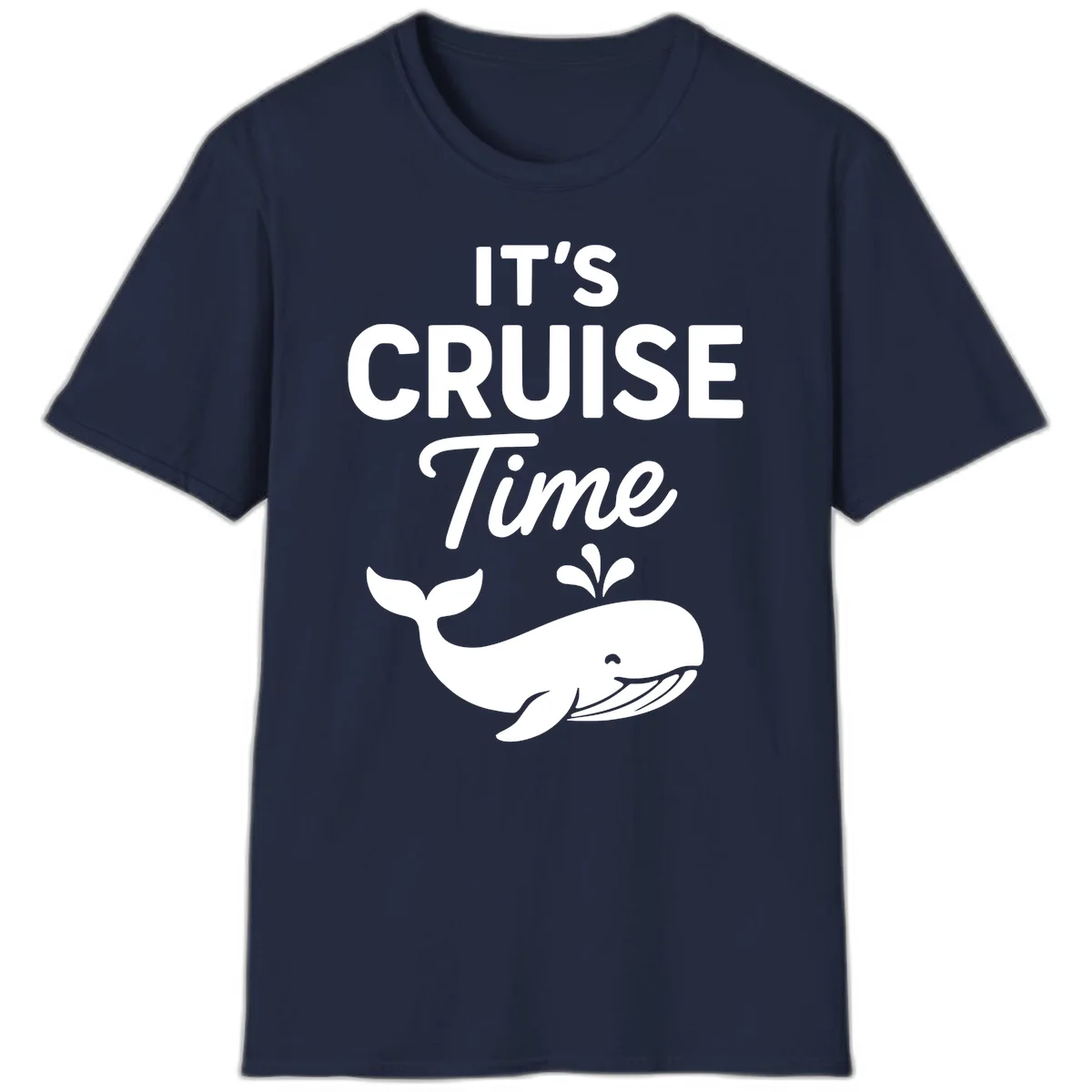 It's Cruise Time Whale T-Shirt in Navy