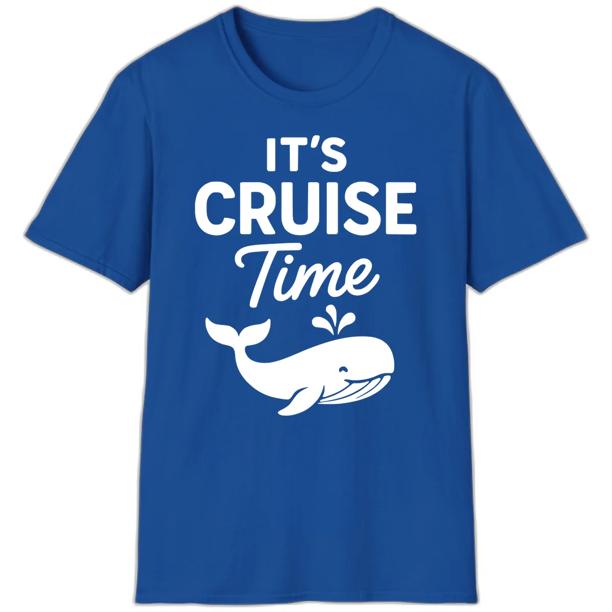 It's Cruise Time Whale T-Shirt in Royal