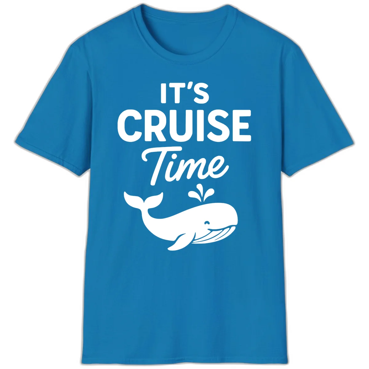 It's Cruise Time Whale T-Shirt in Sapphire