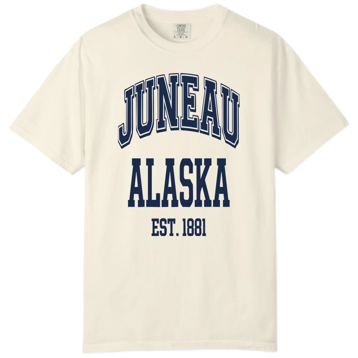 Juneau At Alaska Est 1881 Comfort Color in Ivory