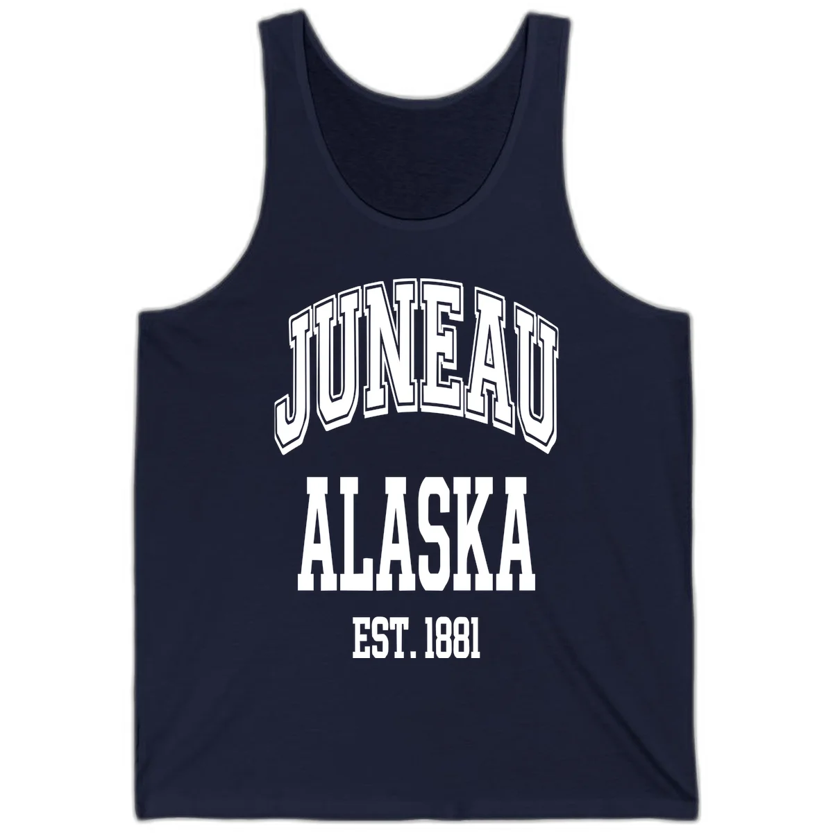 Juneau At Alaska Est 1881 Tank in Navy