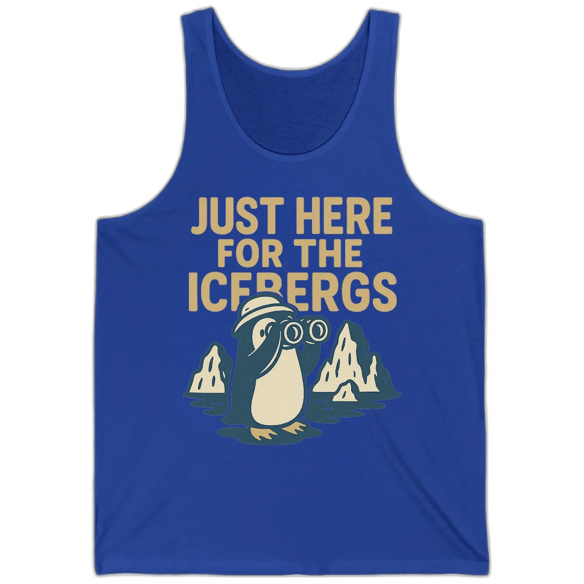 Just Here For The Icebergs Tank in True Royal
