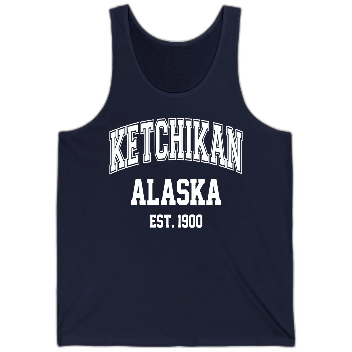 Ketchikan Alaska Est 1900 Tank in Navy