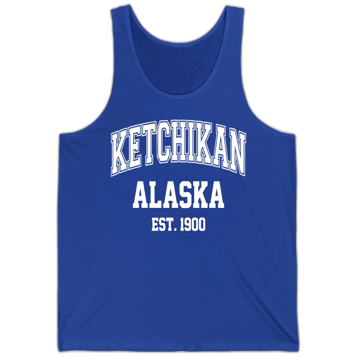 Ketchikan Alaska Est 1900 Tank in True Royal