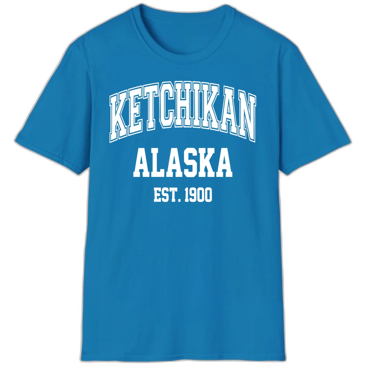 Ketchikan Alaska Est 1900 T-Shirt in Sapphire
