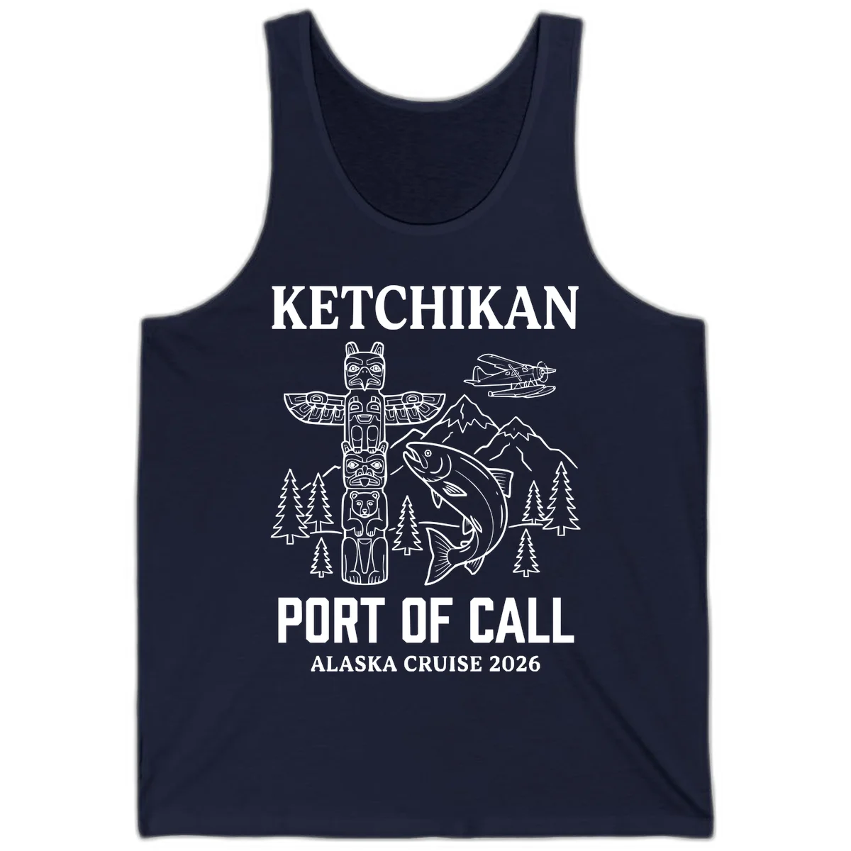 Ketchikan Port Of Call Alaska Cruise Tank in Navy