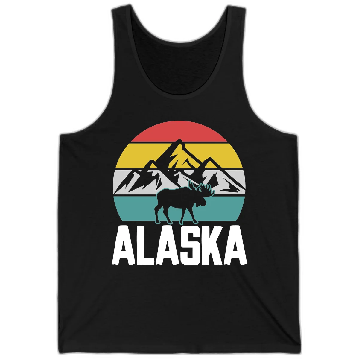 Moose Mountain Wilderness Alaska Tank in Black