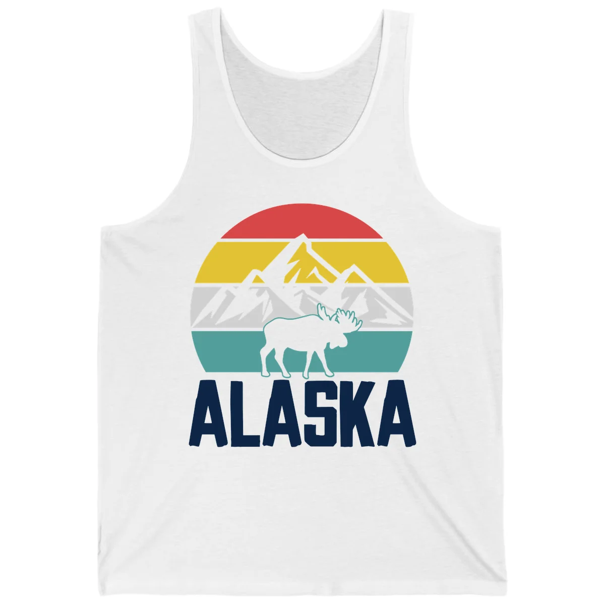 Moose Mountain Wilderness Alaska Tank in White