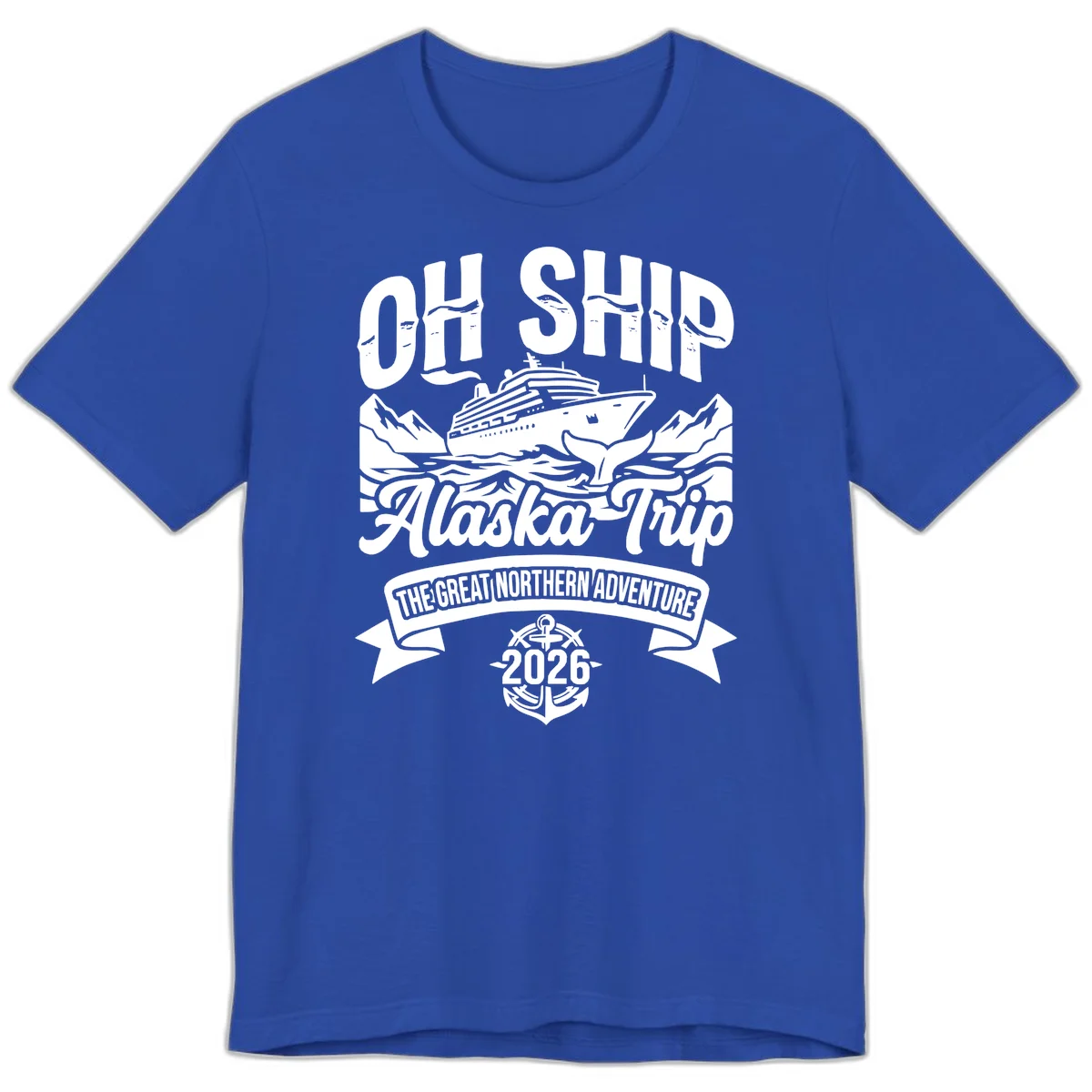 Off Ship Alaska Trip Cruise Adventure Premium Tee in True Royal