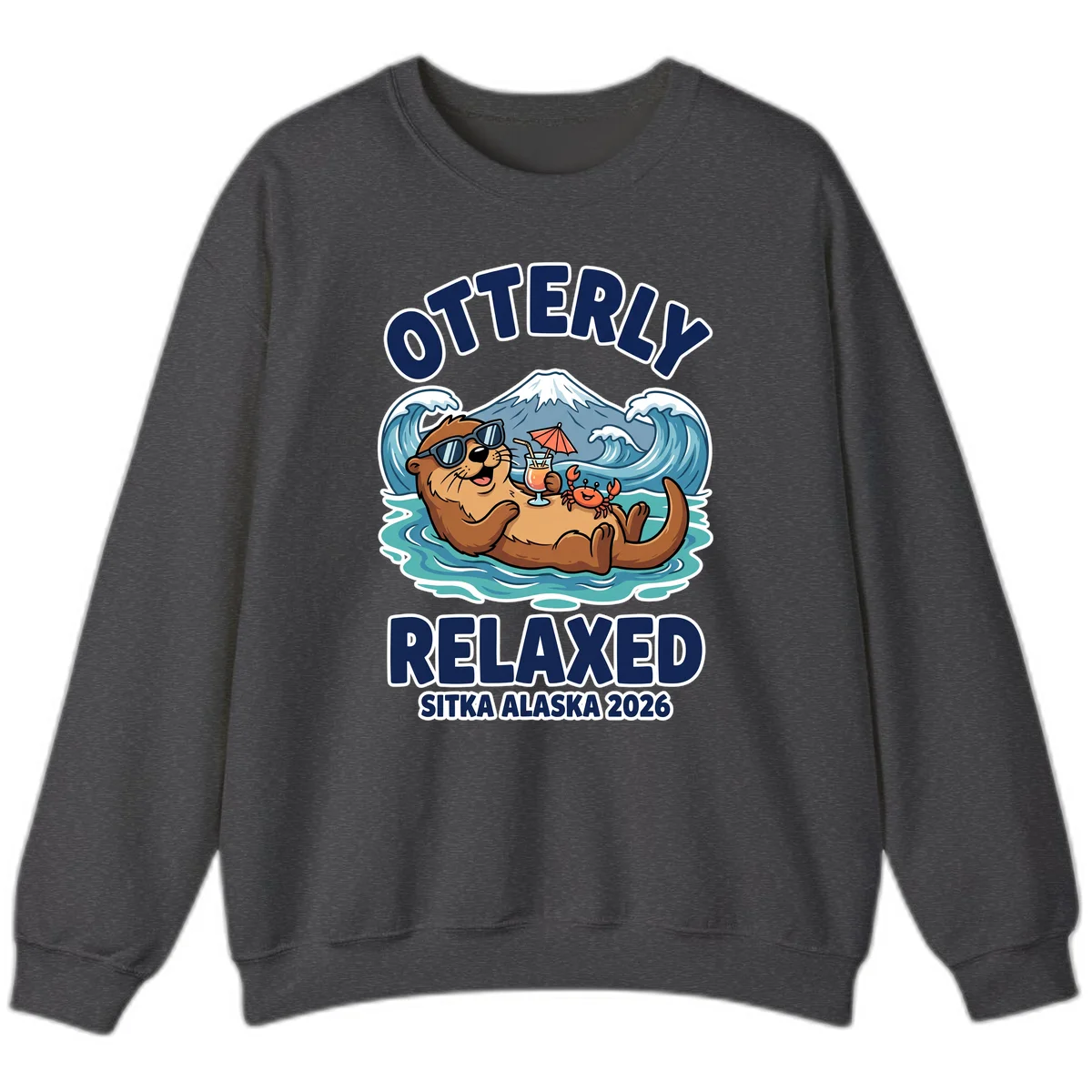 Otter Relaxed Sitka Alaska 2026 Sweatshirt in Dark Heather