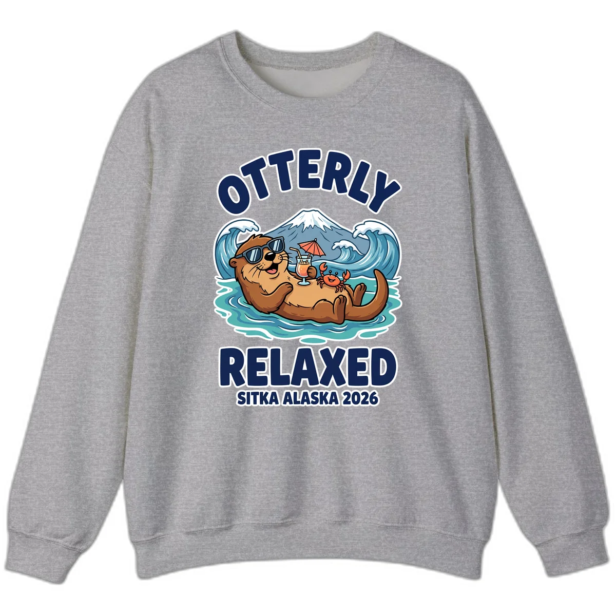 Otter Relaxed Sitka Alaska 2026 Sweatshirt in Sport Grey