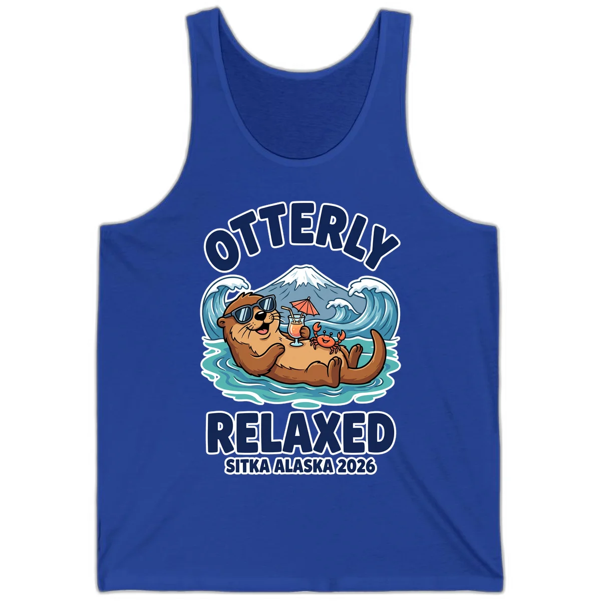 Otter Relaxed Sitka Alaska 2026 Tank Top in True Royal
