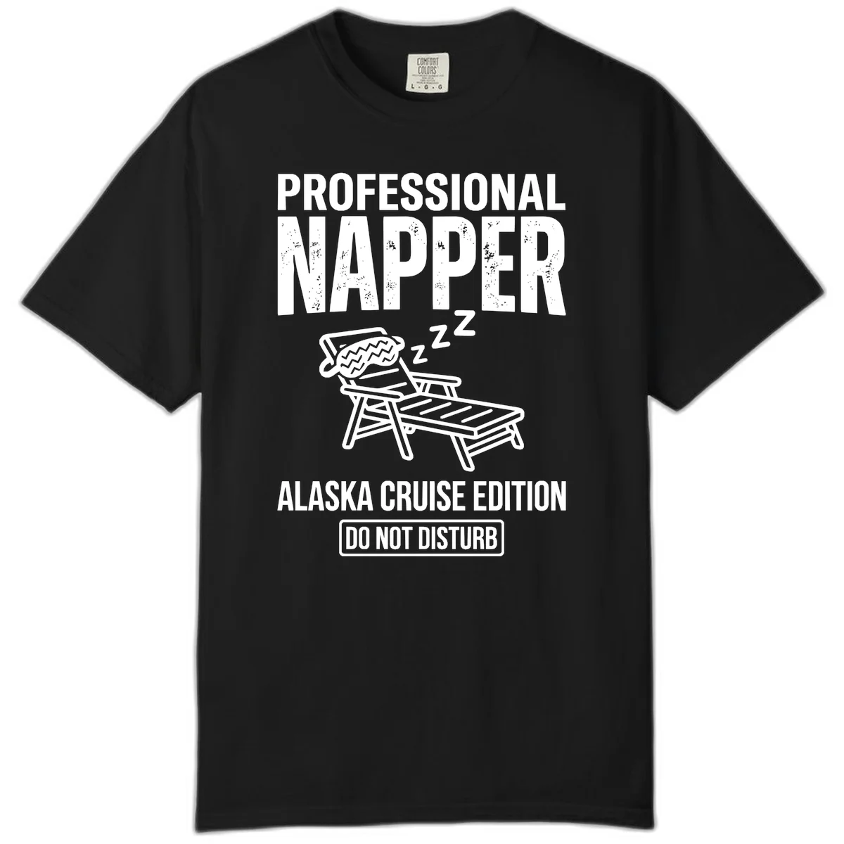 Professional Napper Alaska Cruise Edition Comfort Color in Black