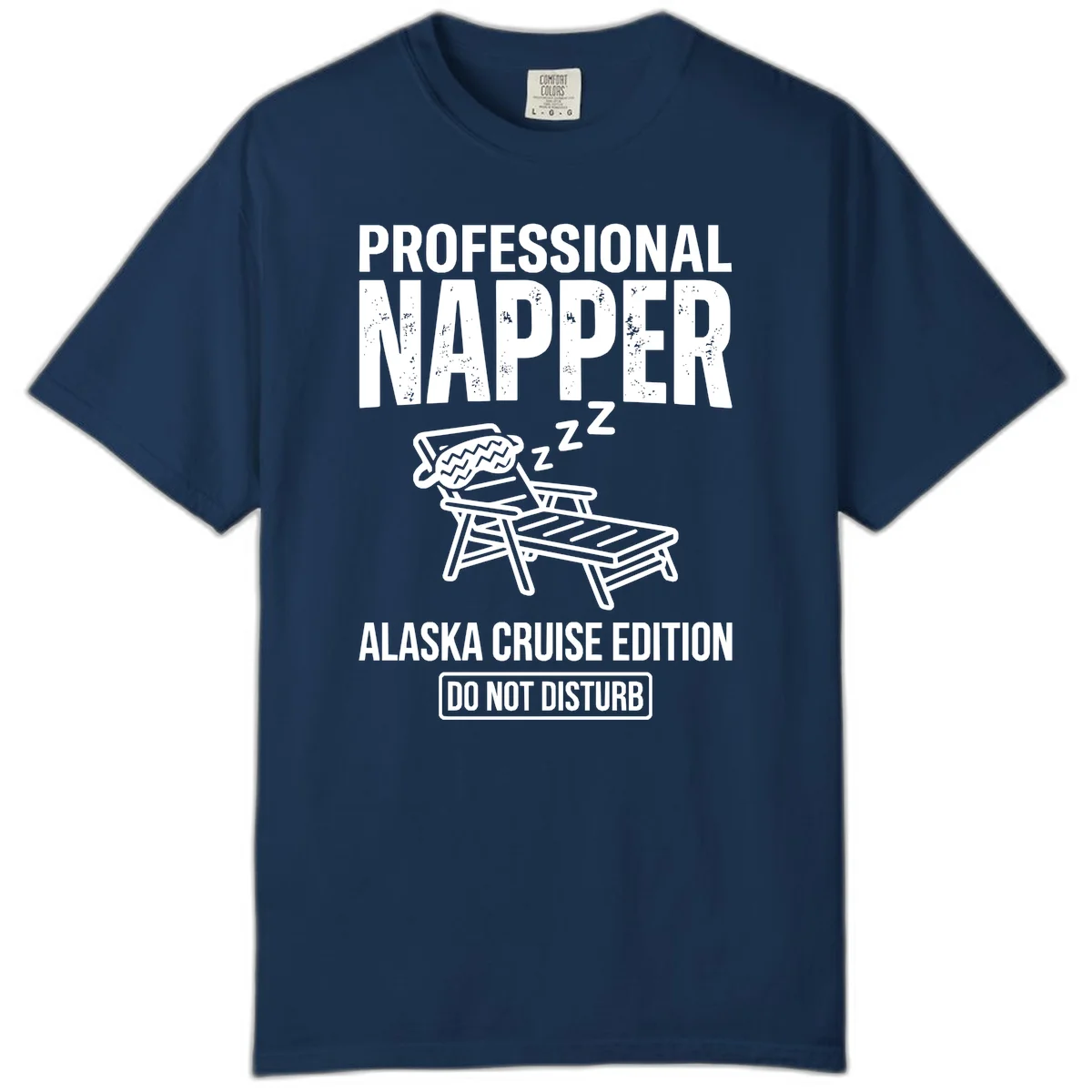 Professional Napper Alaska Cruise Edition Comfort Color in Navy