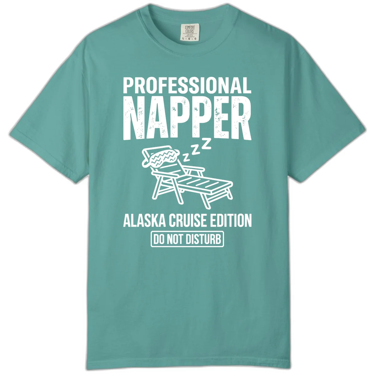 Professional Napper Alaska Cruise Edition Comfort Color in Seafoam