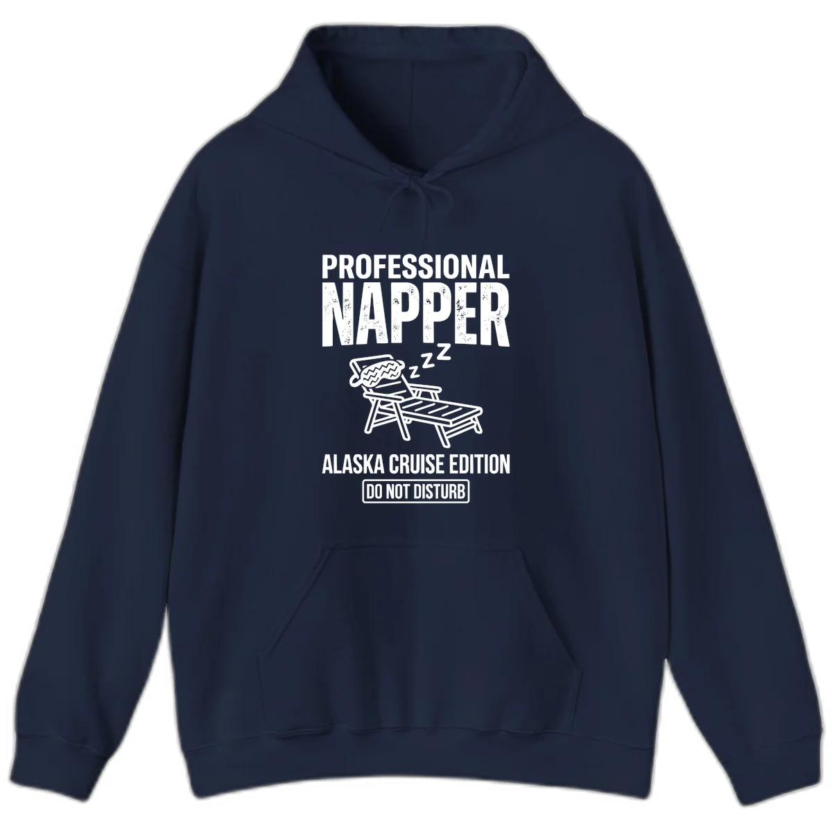 Professional Napper Alaska Cruise Edition Hoodie in Navy