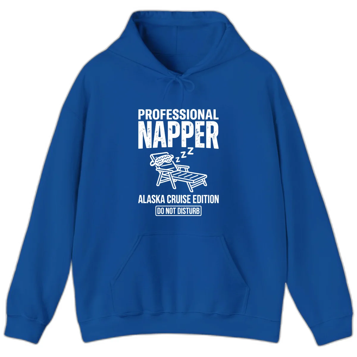 Professional Napper Alaska Cruise Edition Hoodie in Royal
