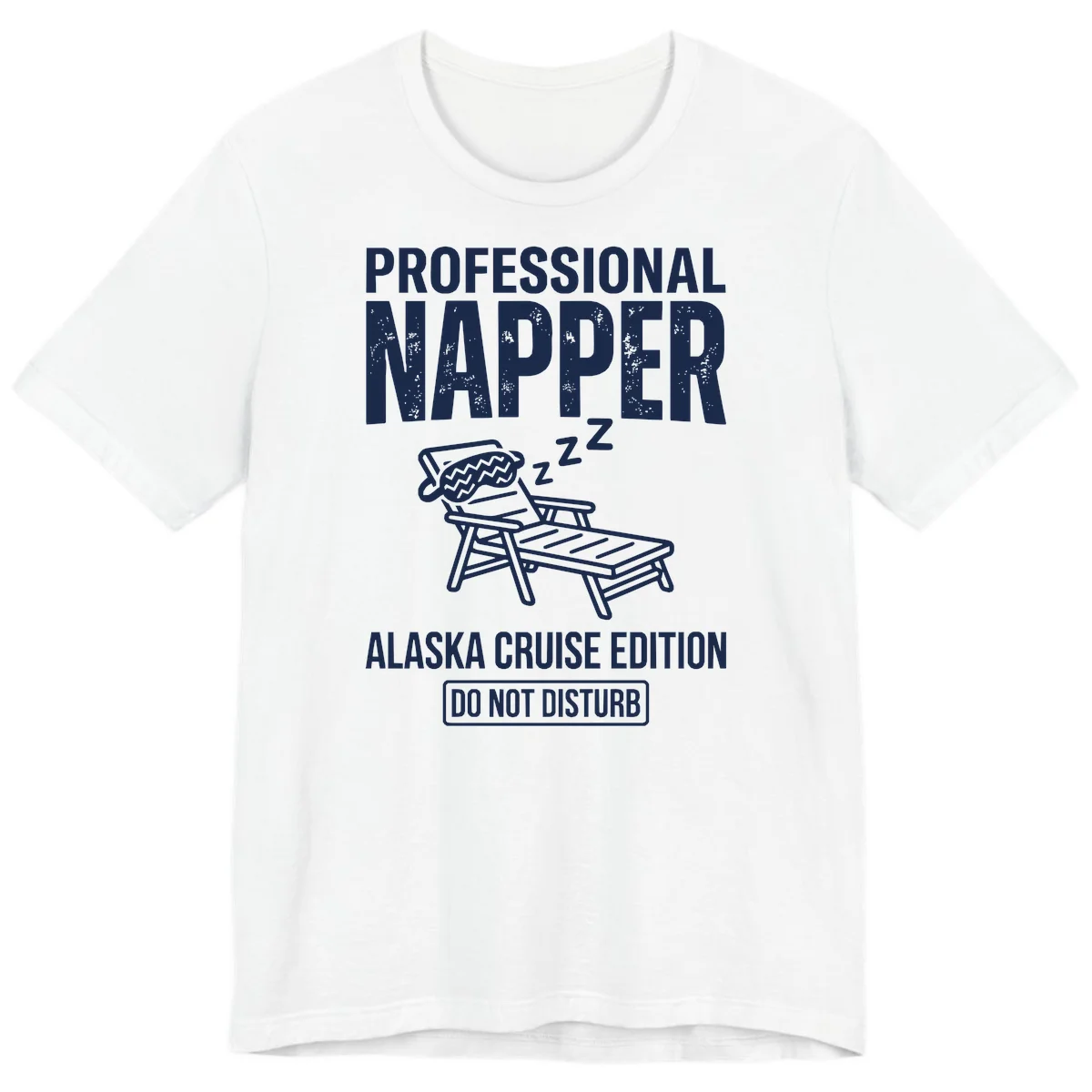 Professional Napper Alaska Cruise Edition Premium Tee in White