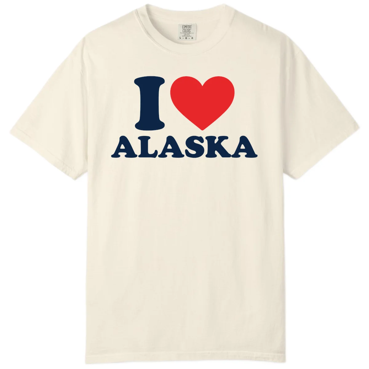 Pure Love Heart Comfort Color in Ivory