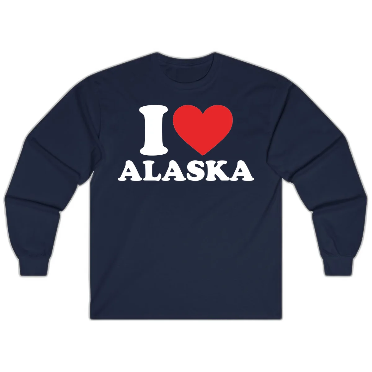 Pure Love Heart Long Sleeve in Navy