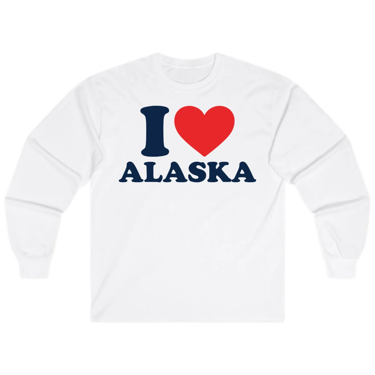 Pure Love Heart Long Sleeve in White