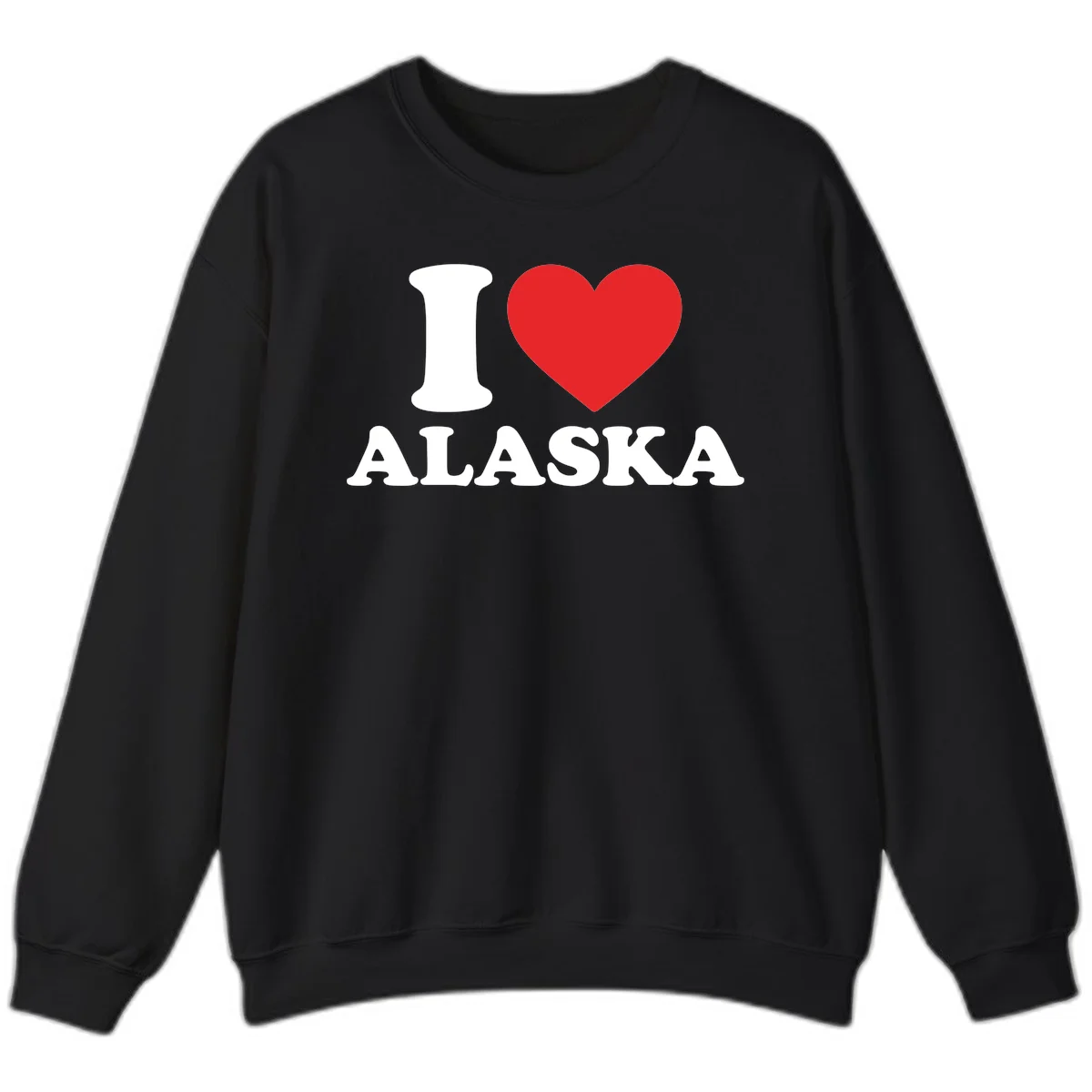 Pure Love Heart Sweatshirt in Black