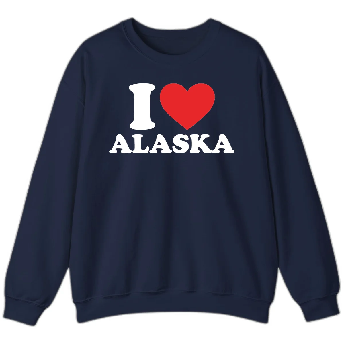 Pure Love Heart Sweatshirt in Navy