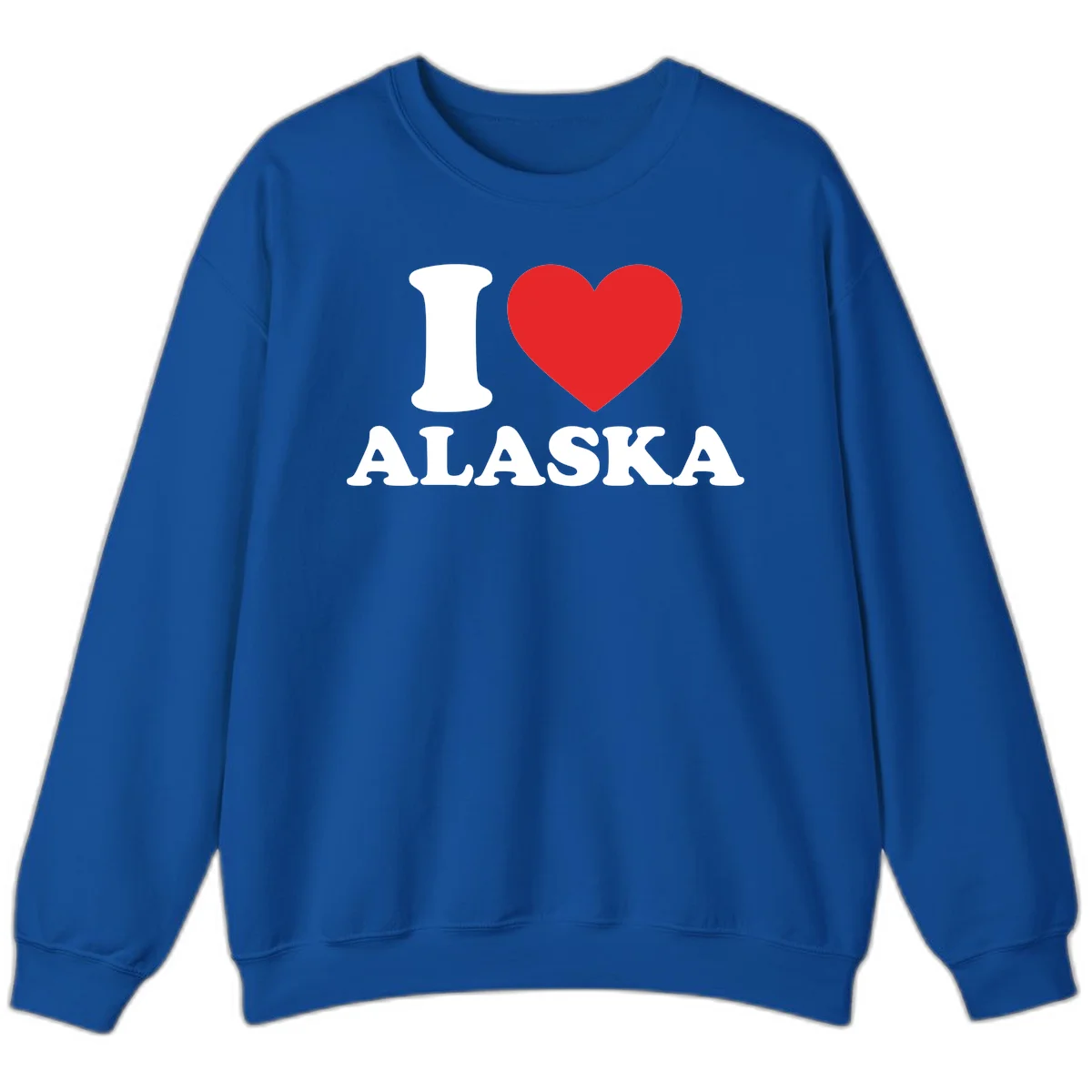 Pure Love Heart Sweatshirt in Royal