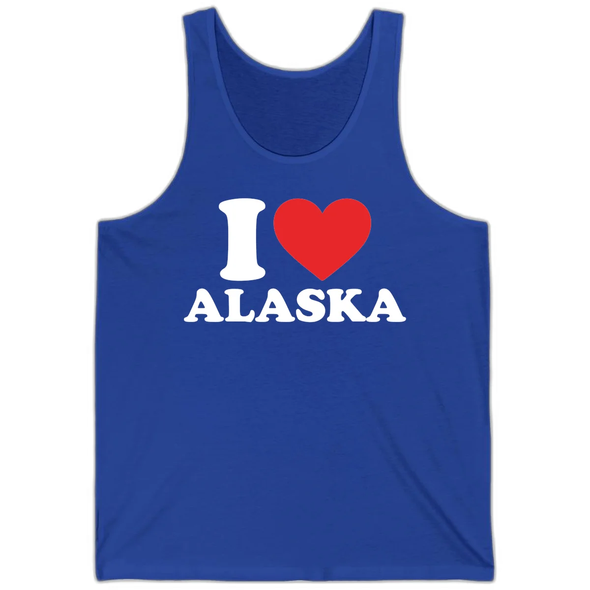 Pure Love Heart Tank in True Royal