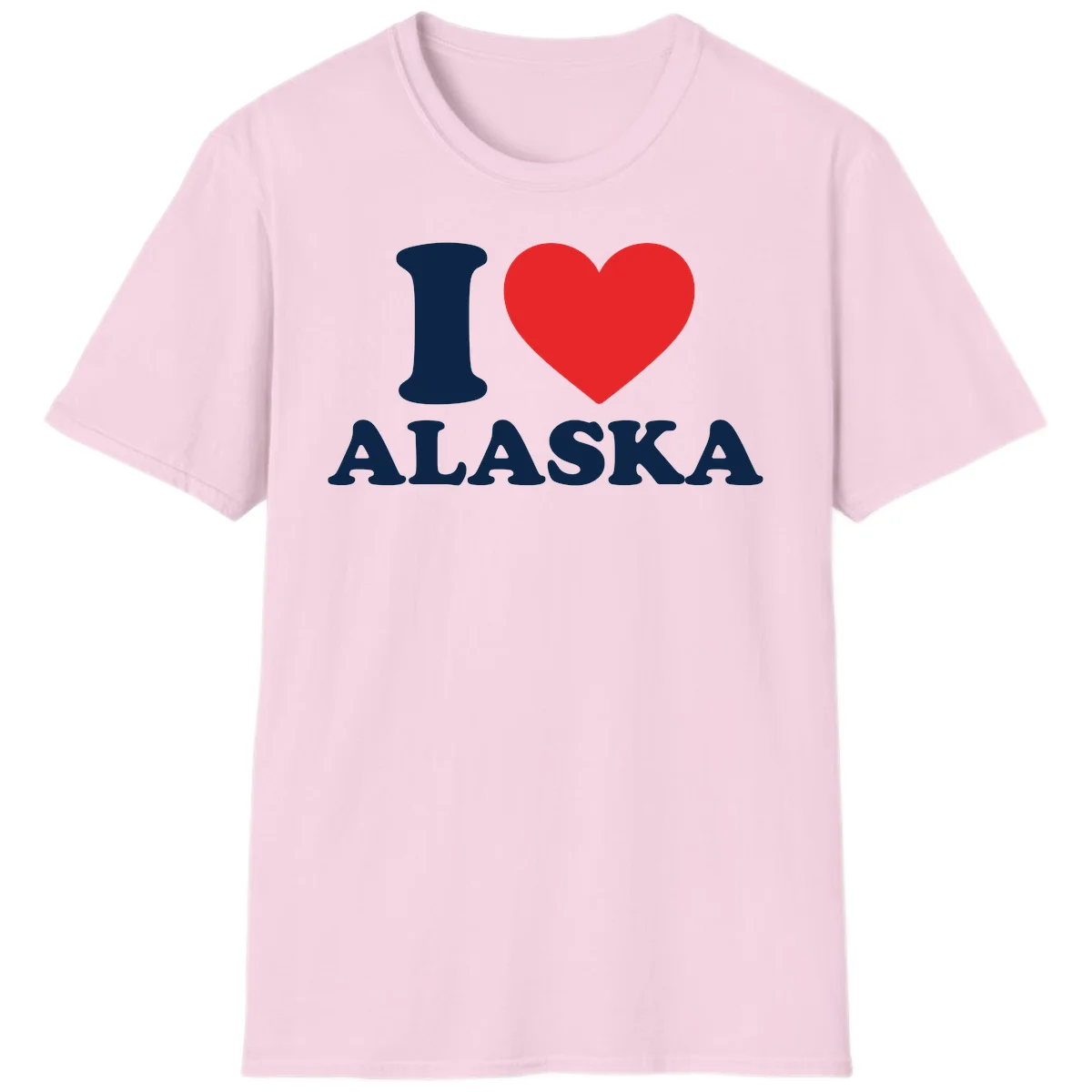 Pure Love Heart T-Shirt in Light Pink