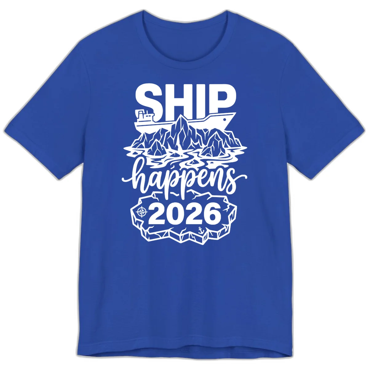 Ship Happens Alaska Cruise 2026 Premium Tee in True Royal