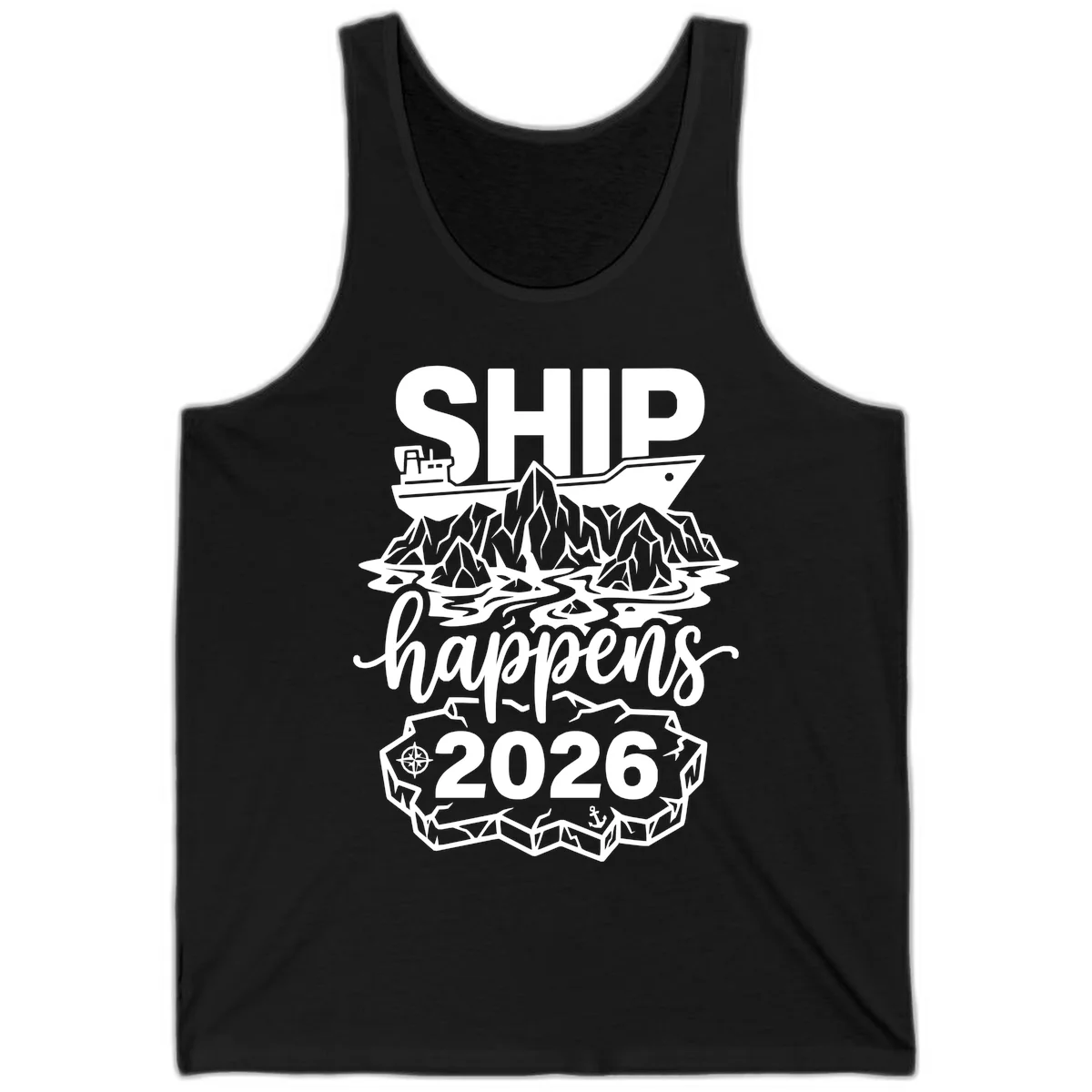 Ship Happens Alaska Cruise 2026 Tank in Black