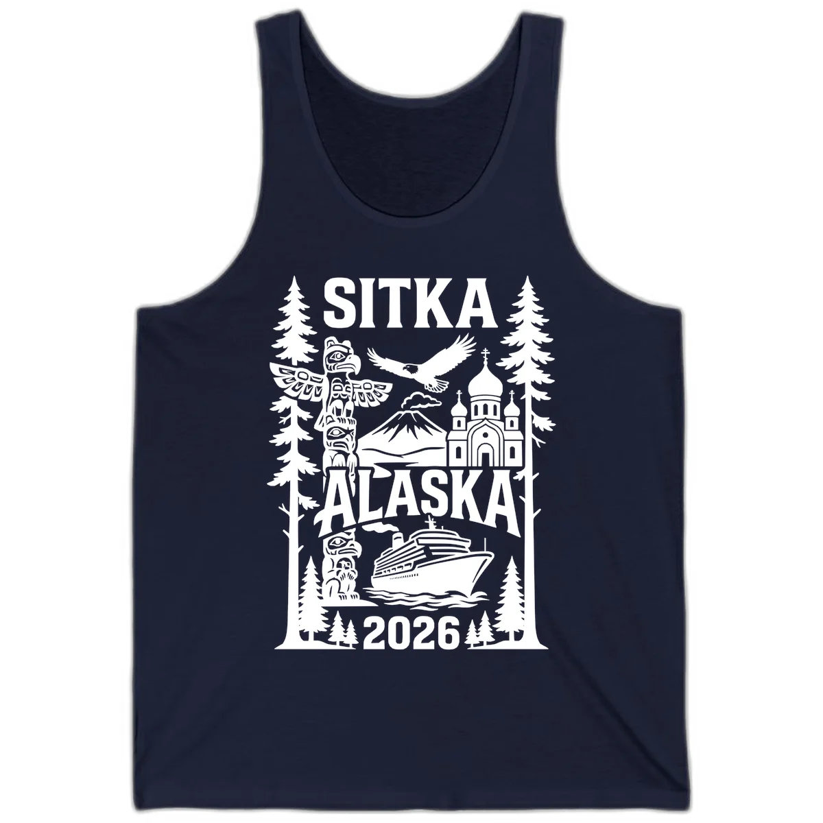 Sitka Alaska Cruise Heritage Tank in Navy