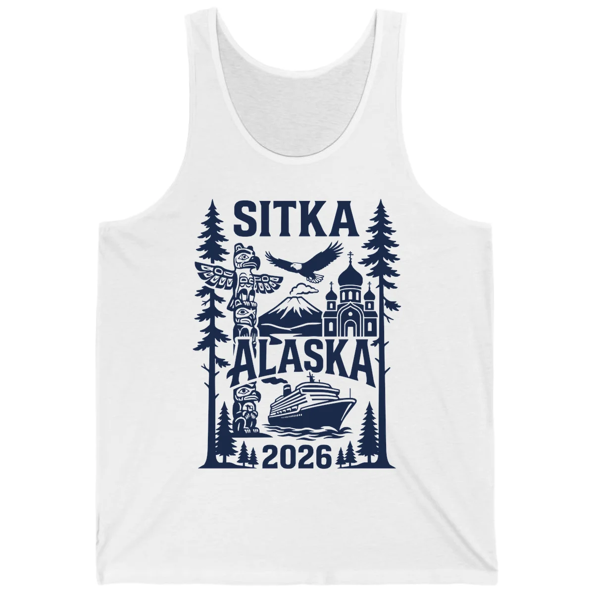 Sitka Alaska Cruise Heritage Tank in White