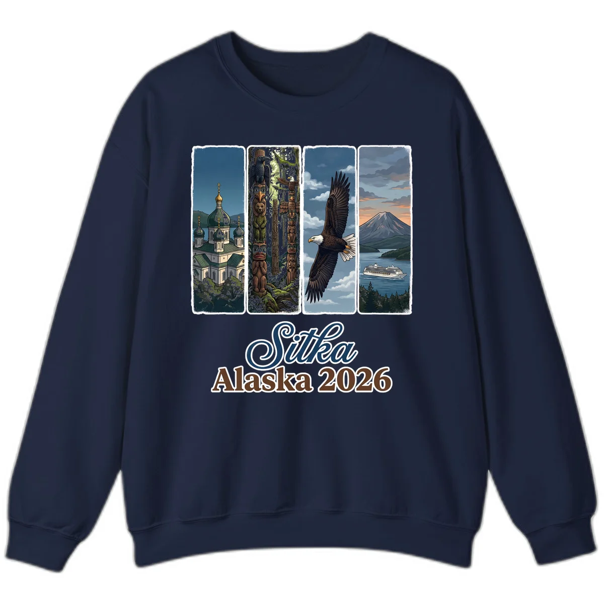 Sitka Alaska 2026 Cultural Icons Sweatshirt in Navy