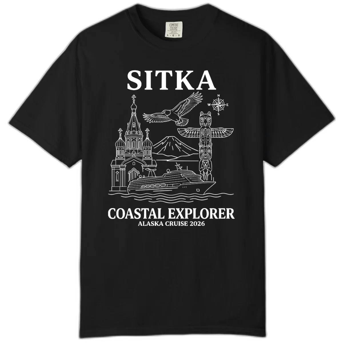 Sitka Coastal Explorer Alaska Cruise Comfort Color in Black