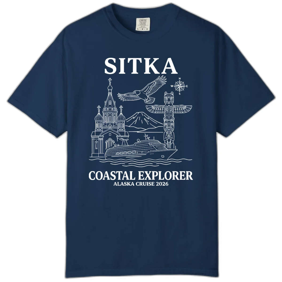 Sitka Coastal Explorer Alaska Cruise Comfort Color in Navy