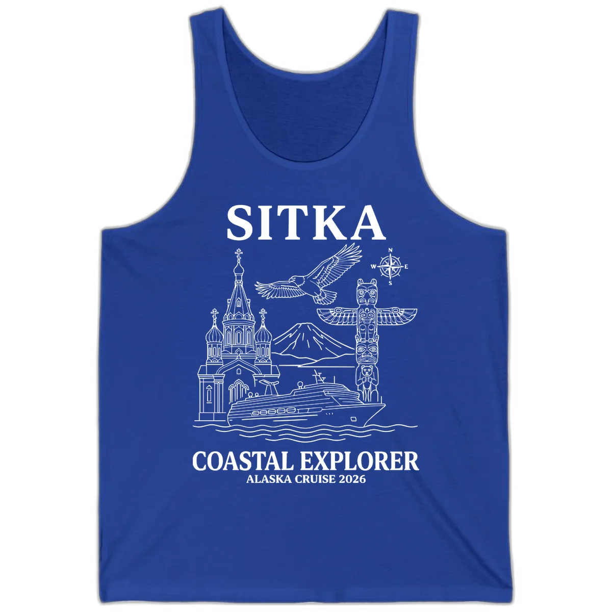 Sitka Coastal Explorer Alaska Cruise Tank in True Royal