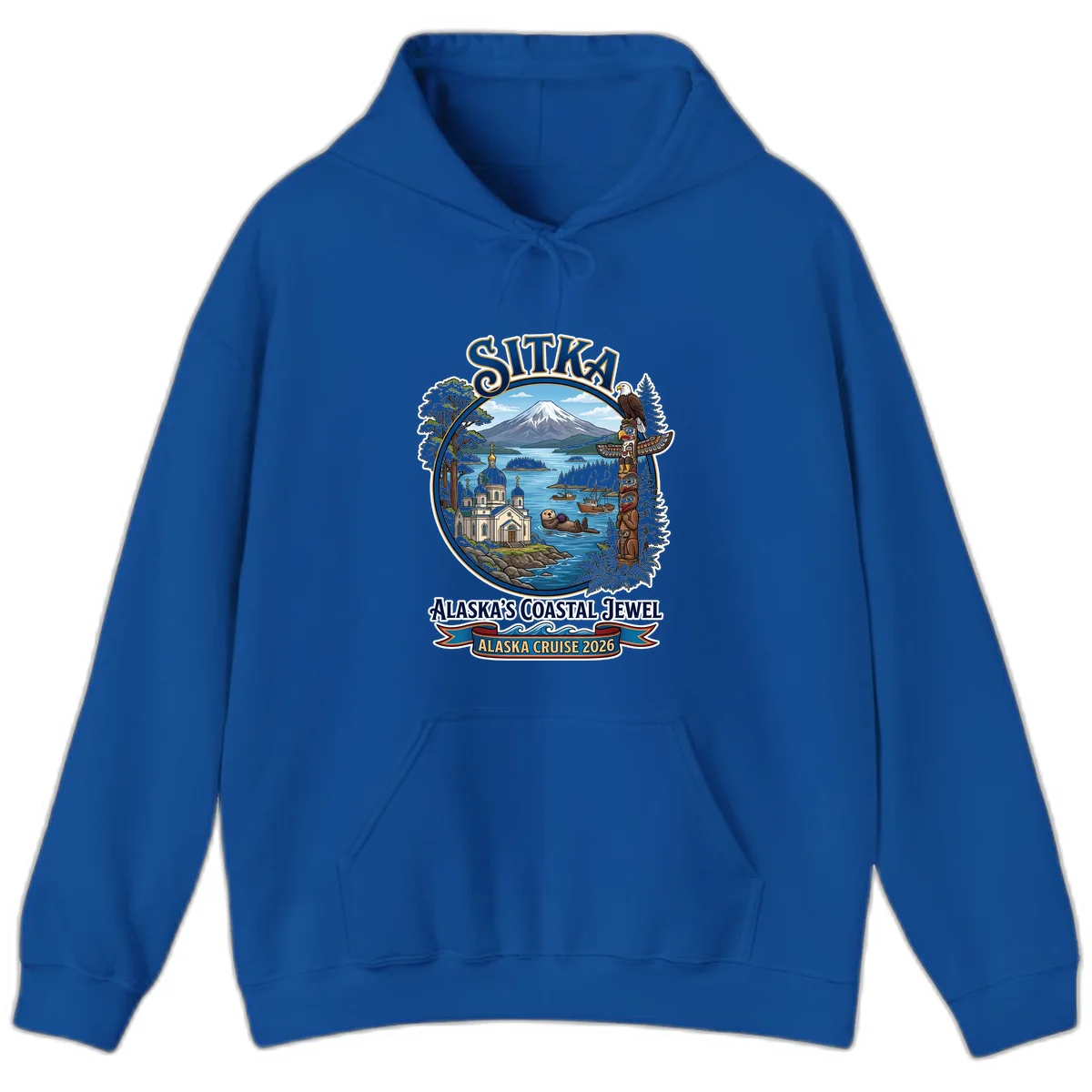 Sitka Alaska's Coastal Jewel Hoodie in Royal