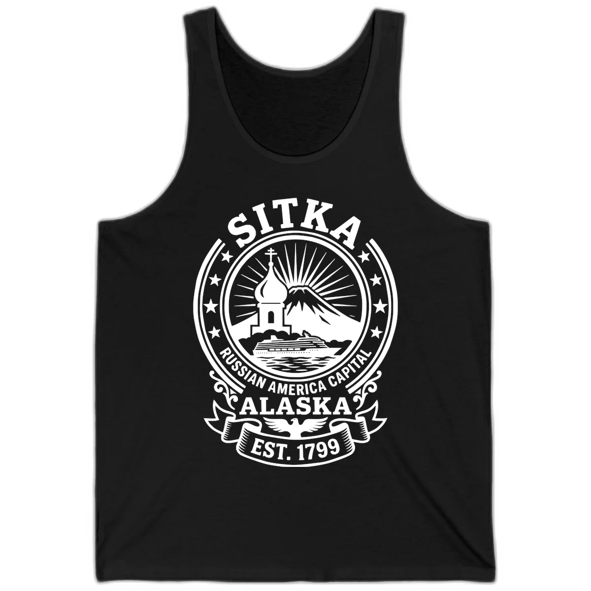 Sitka Russian America Capital Tank Top in Black