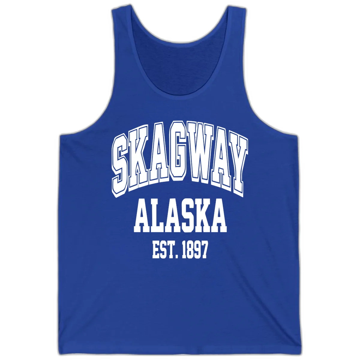Skagway Alaska Established 1897 Tank in True Royal