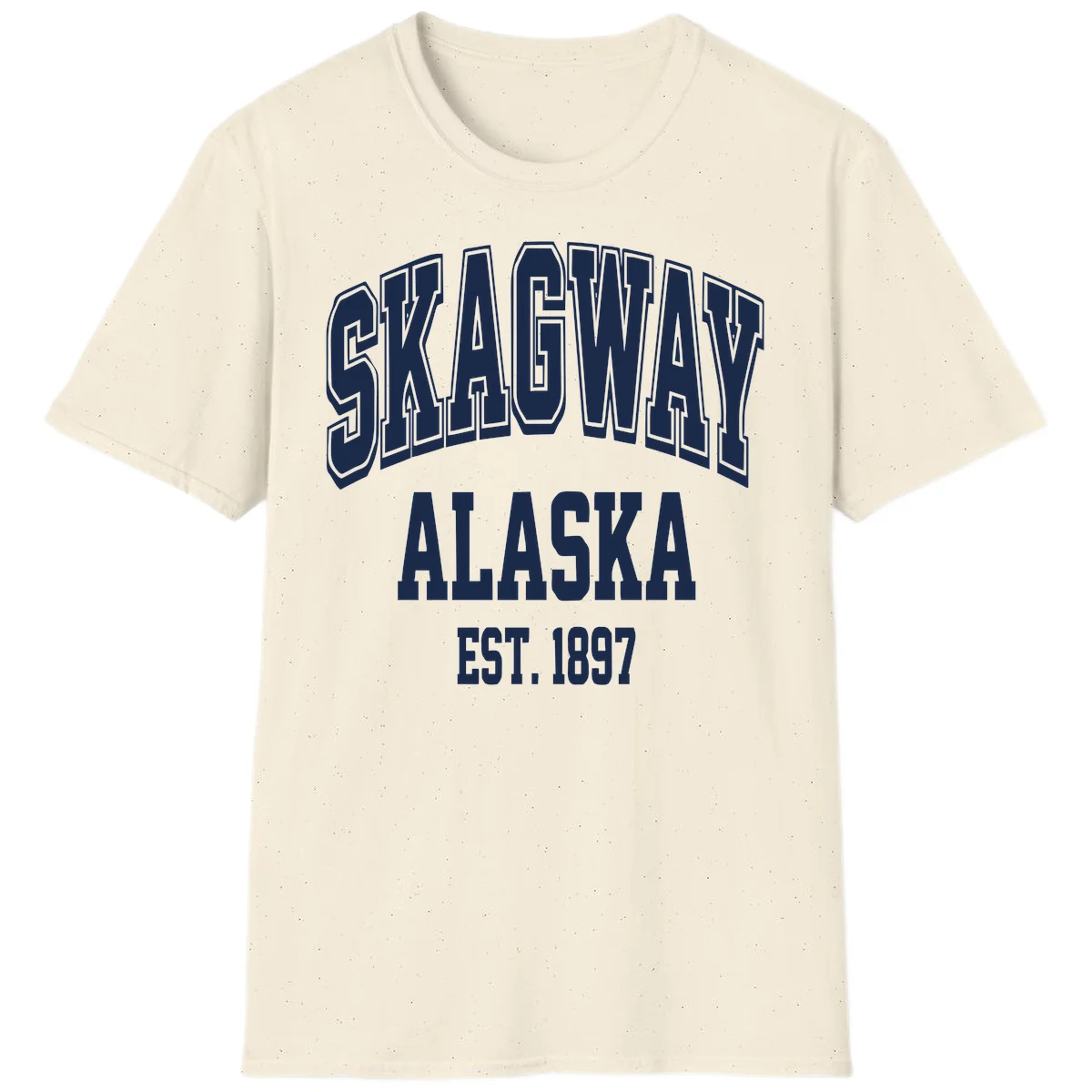 Skagway Alaska Established 1897 T-Shirt in Natural