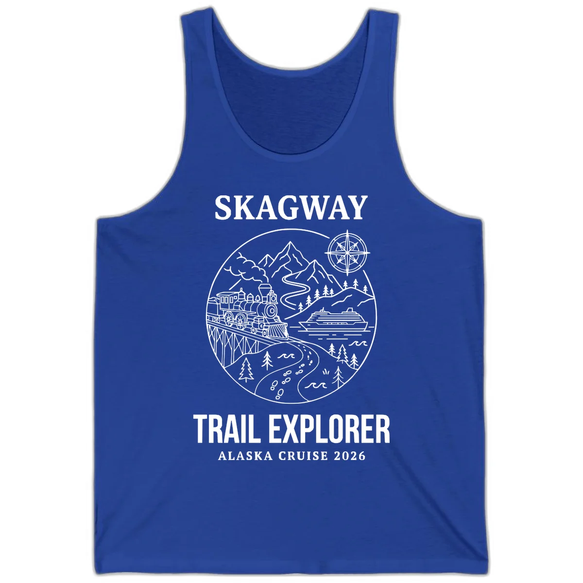 Skagway Trail Explorer Alaska Cruise Tank in True Royal