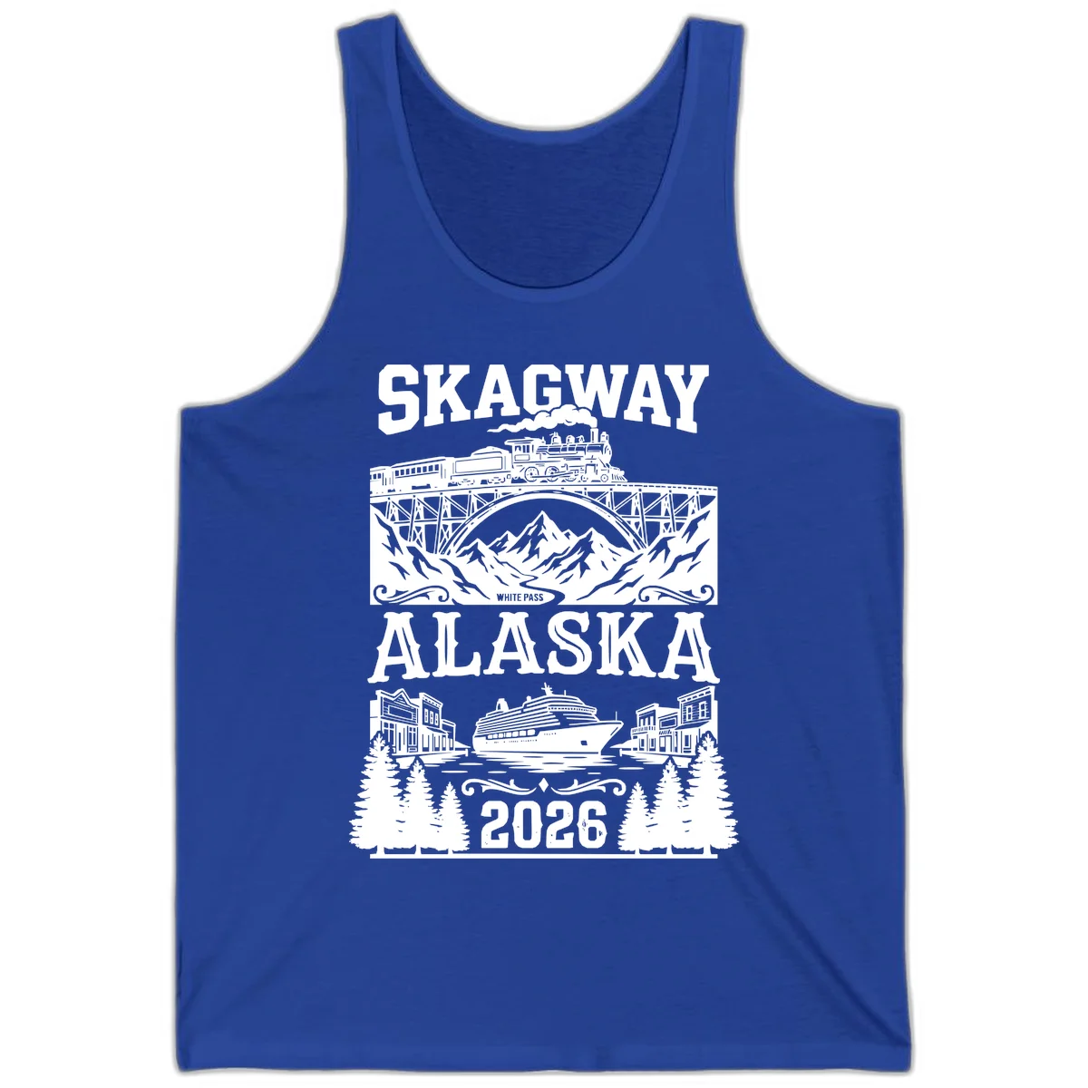 Skagway Alaska 2026 Cruise Adventure Tank in True Royal