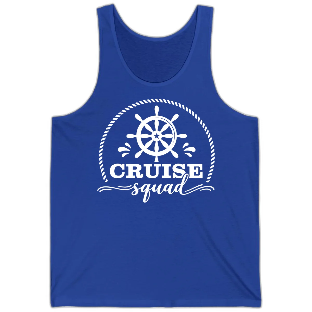 Cruise Squad Nautical Wheel Tank in True Royal