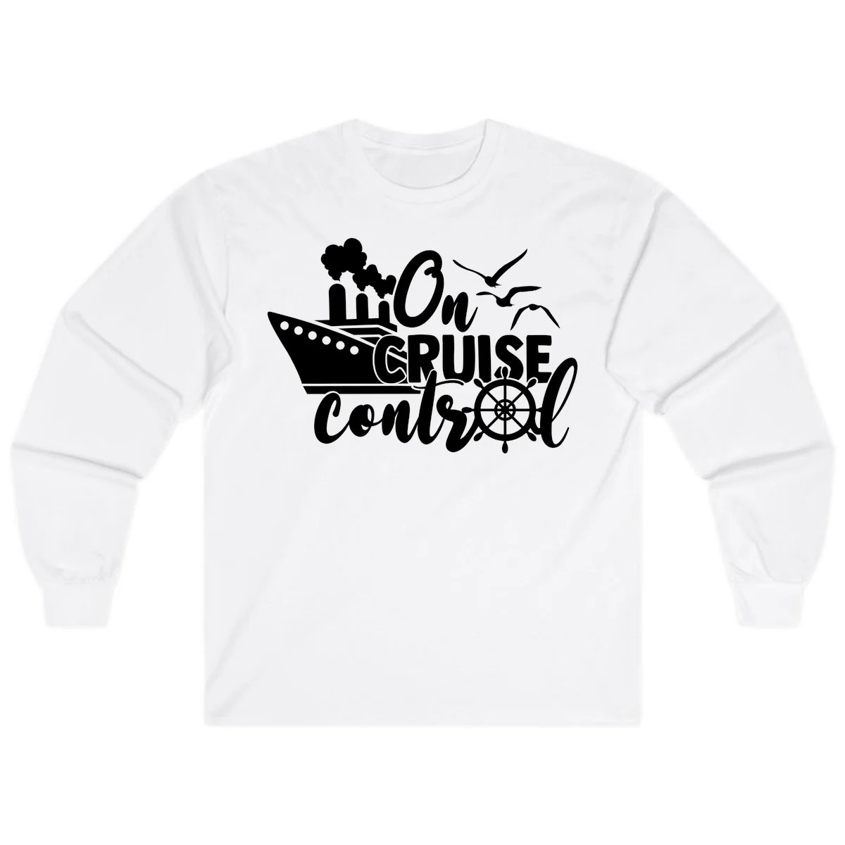 On Cruise Control Long Sleeve in White