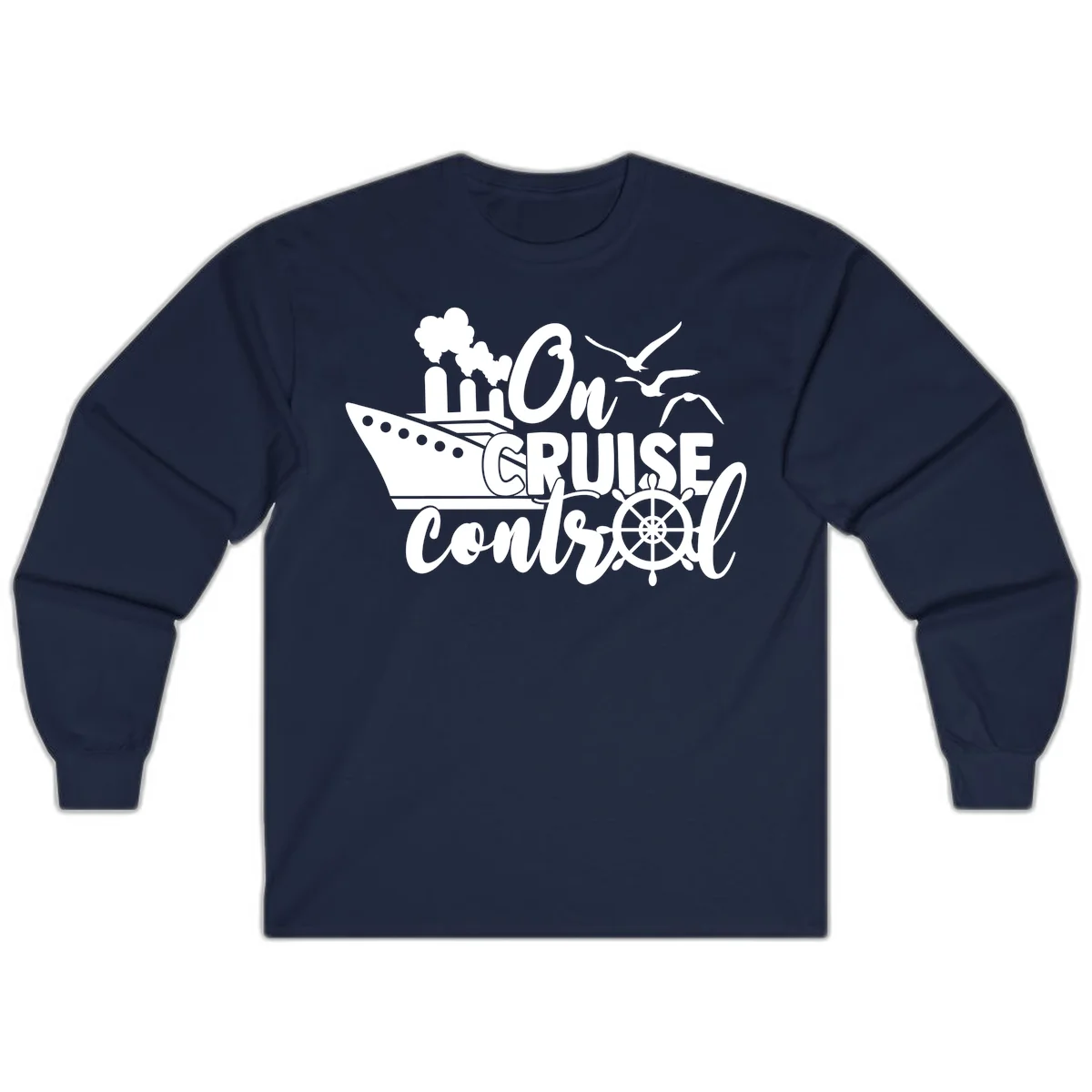 On Cruise Control Long Sleeve in Navy