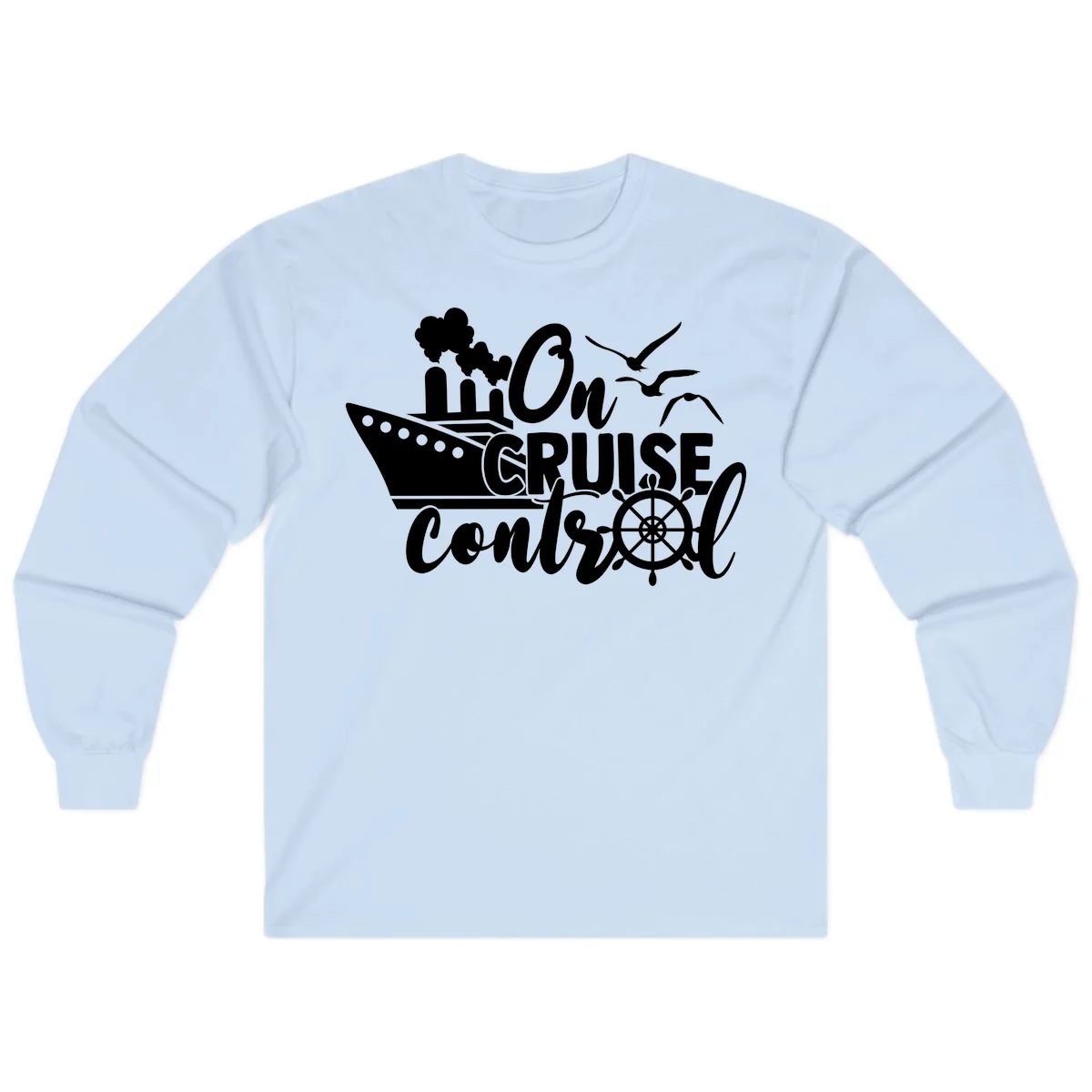 On Cruise Control Long Sleeve in Light Blue