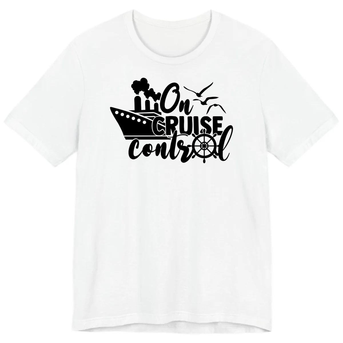 On Cruise Control Premium T-Shirt in White