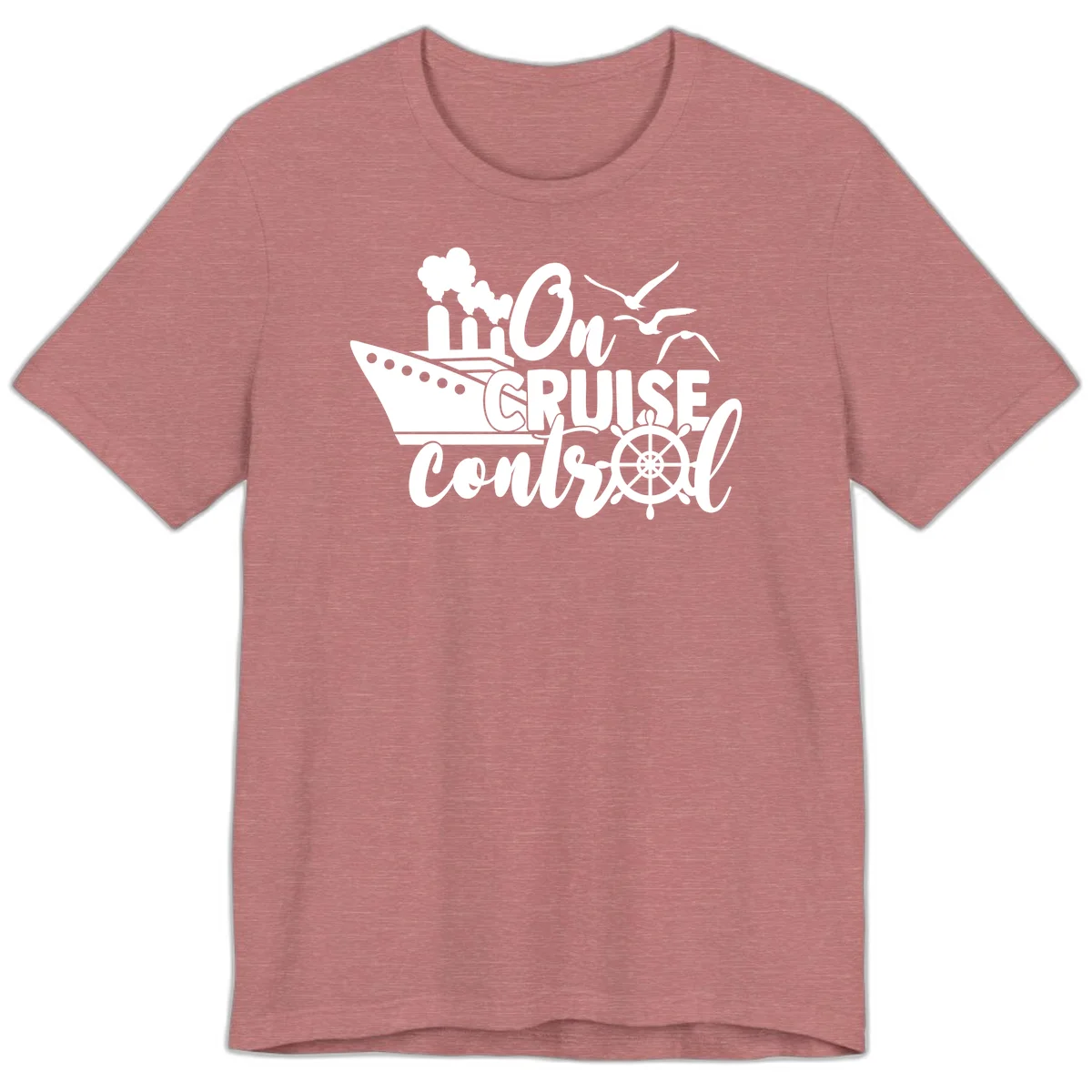 On Cruise Control Premium T-Shirt in Heather Mauve